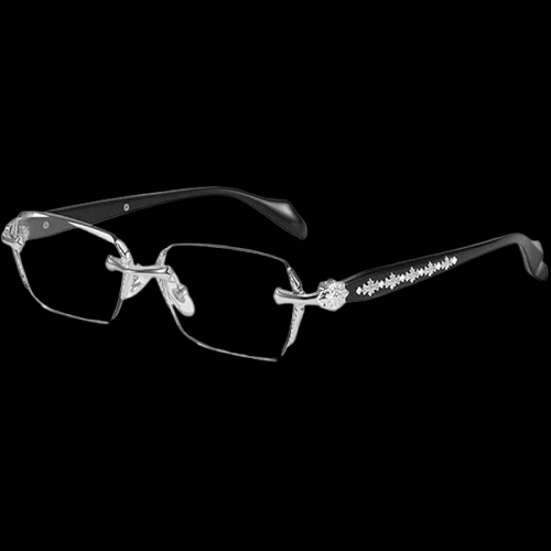CHROME RIMLESS Black/Silver