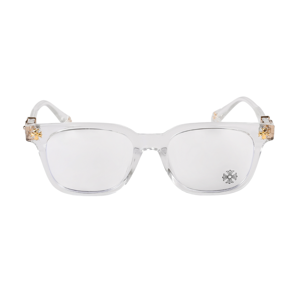 CHROME HEARTS TRANSPARENT/GOLD