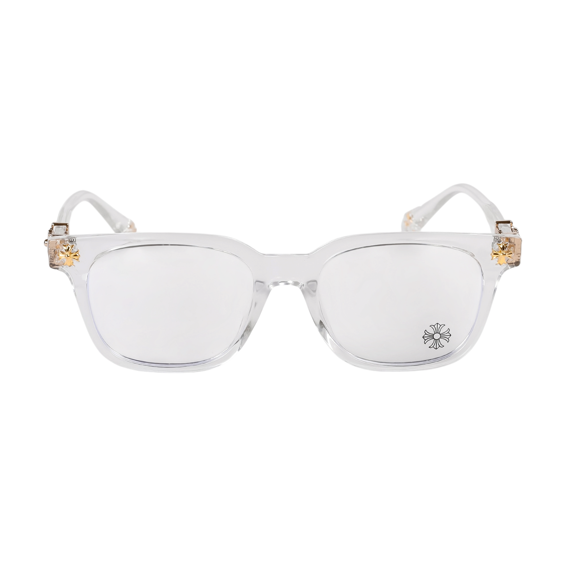 CHROME HEARTS TRANSPARENT/GOLD