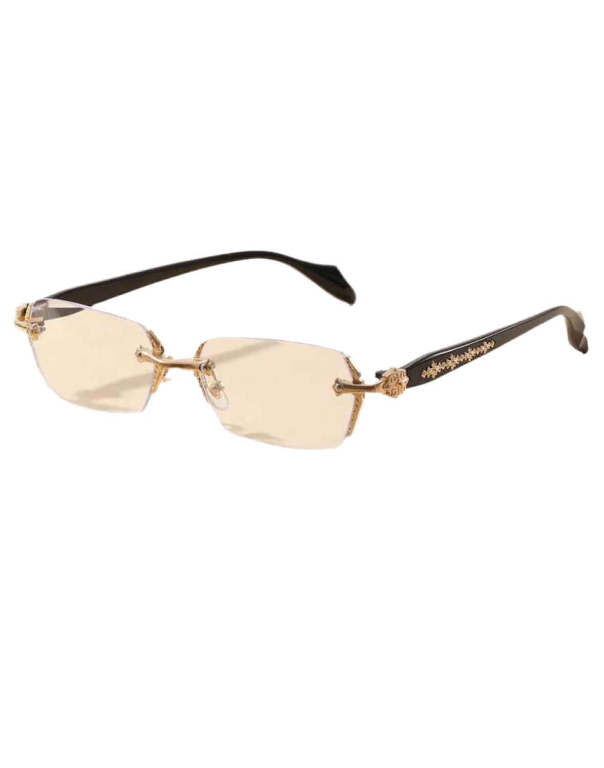 CHROME RIMLESS GOLD