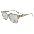 CHROME HEARTS TRANSPARENT/GOLD