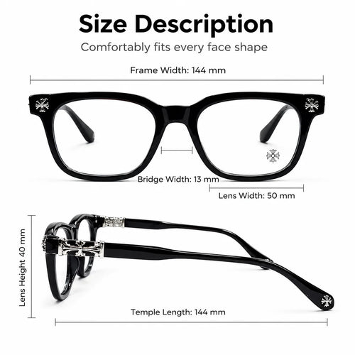 Chrome Hearts Black-Silver