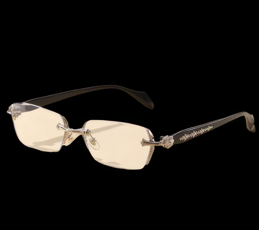 CHROME RIMLESS Black/Gold