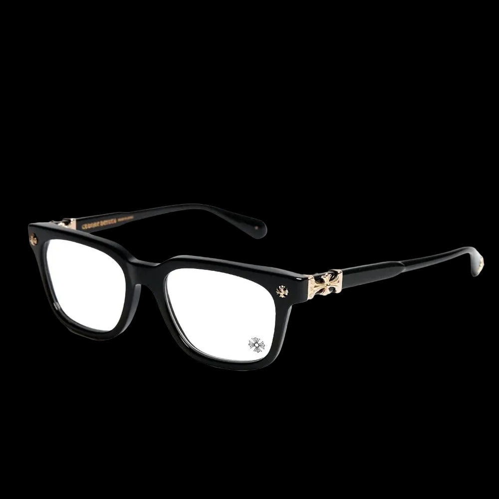 Chrome Hearts Glasses Black-Gold
